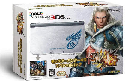 怪物猎人4G与任天堂3DS掌机共庆十周年纪念