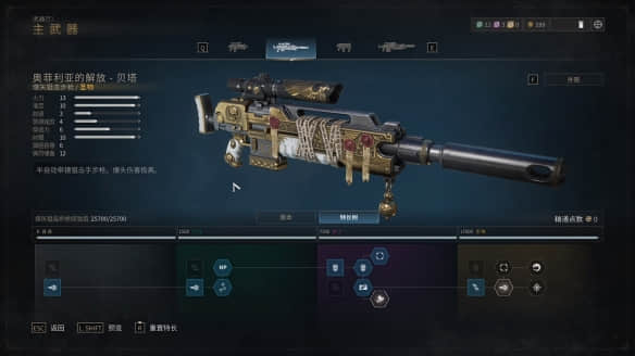 《战锤40K星际战士2》狙击主武器天赋加点技巧分享