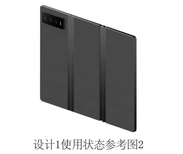 小米三折叠手机外观设计专利曝光，多款设计草图首次曝光