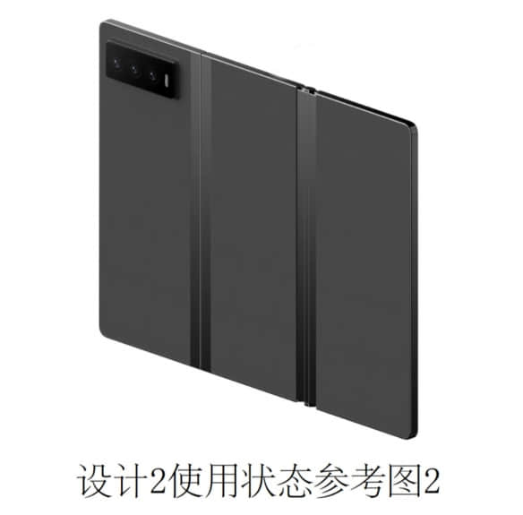 小米三折叠手机外观设计专利曝光，多款设计草图首次曝光