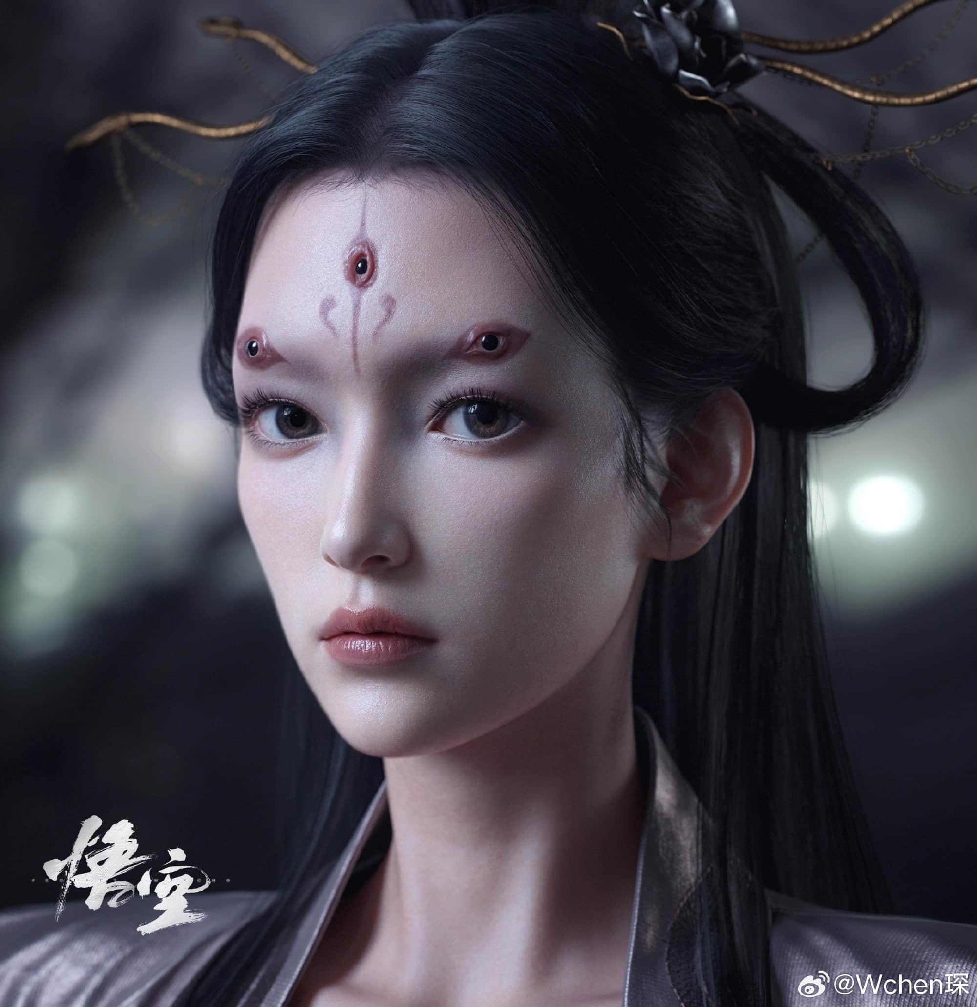 《黑神话：悟空》2021年蜘蛛精三姐初版建模图，快来欣赏吧！